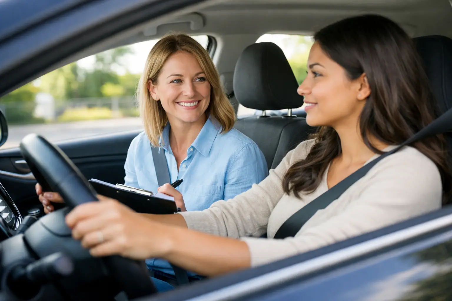 Automatic Driving Lessons With Our Female Instructor